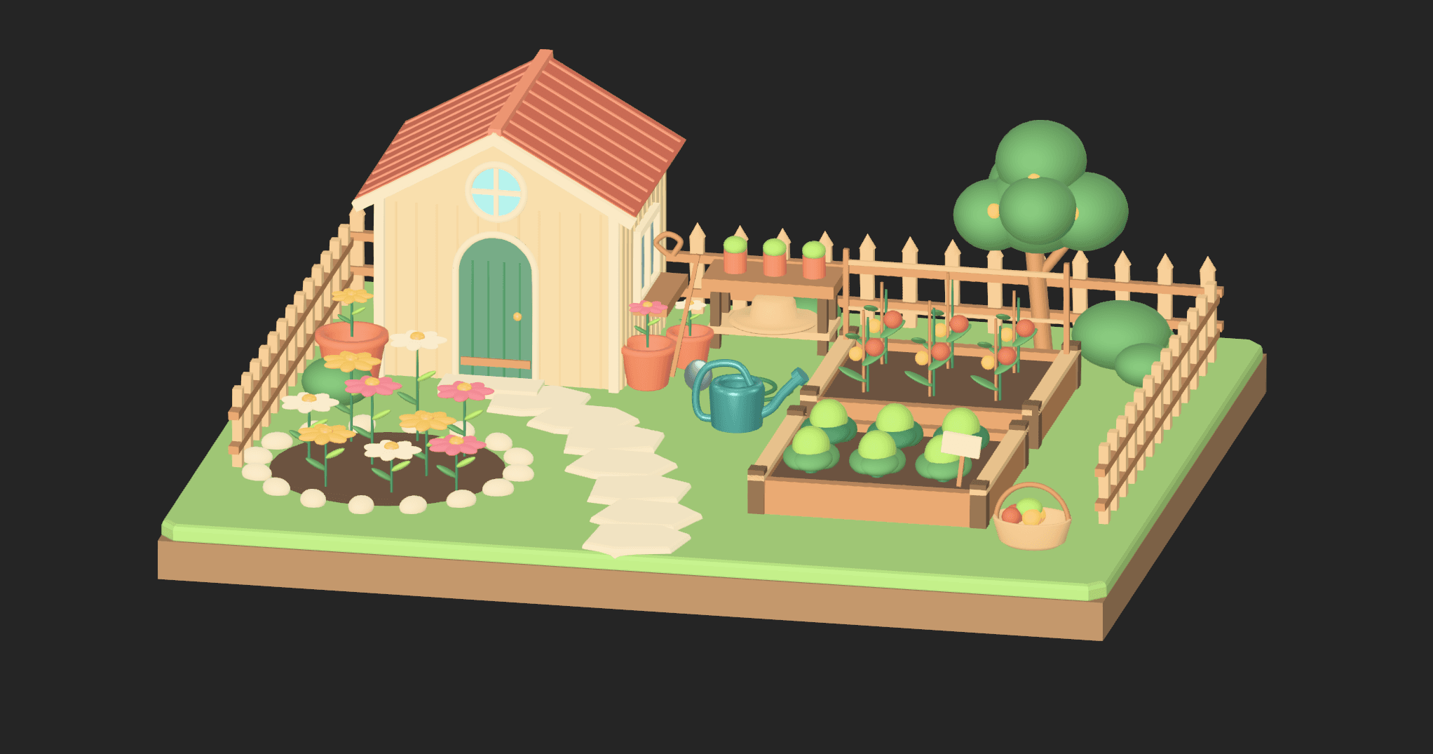 Gardener’s little garden