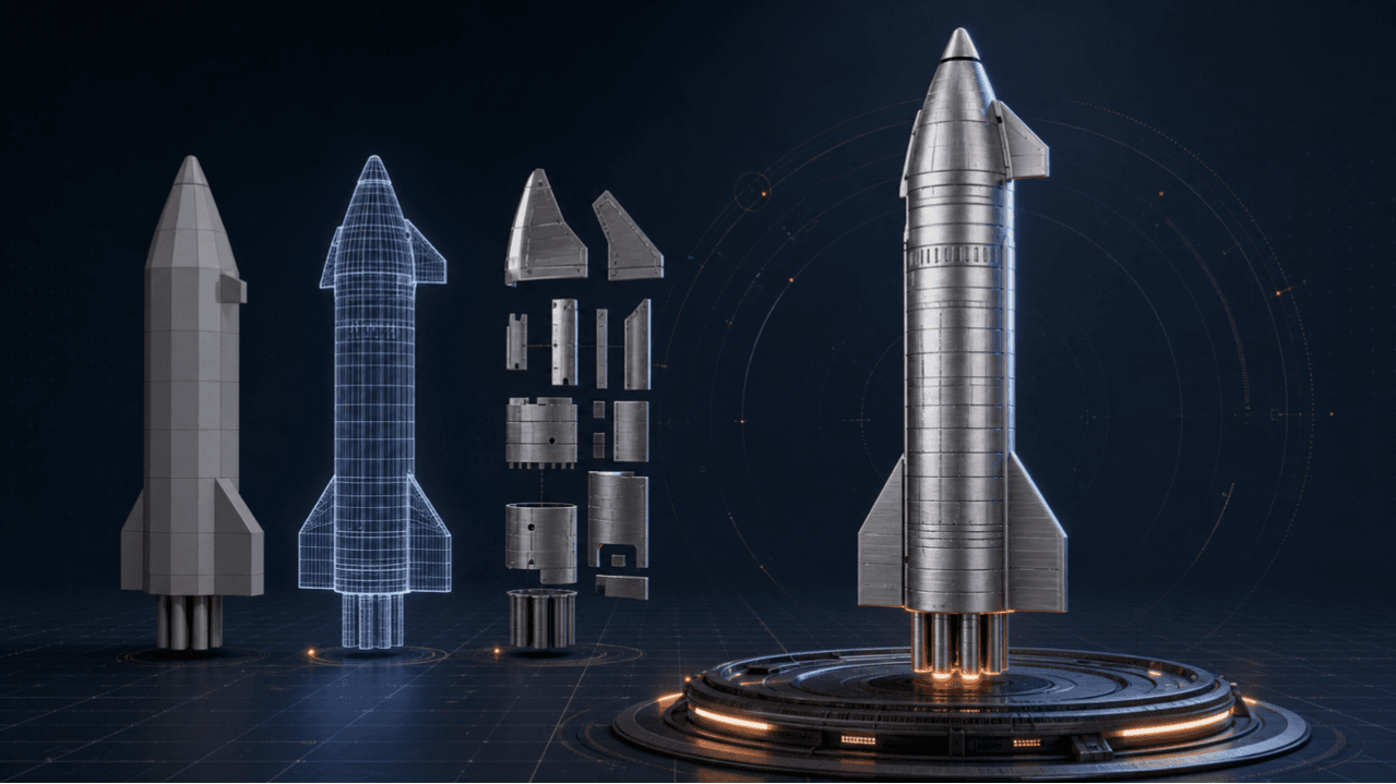 Starship Hard-Surface Modeling