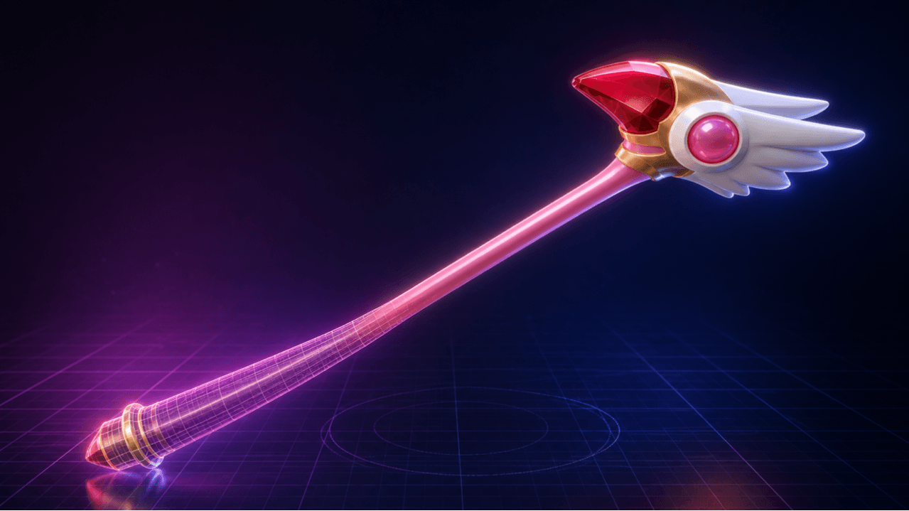 Cardcaptor Sakura Magic Staff Modeling Project